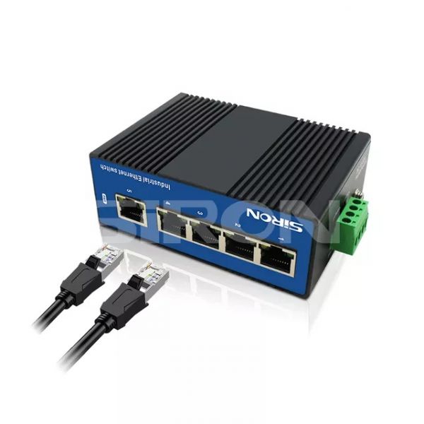 SiRON T380-2-C 5-port Unmanaged 100Mbps Industrial Switch