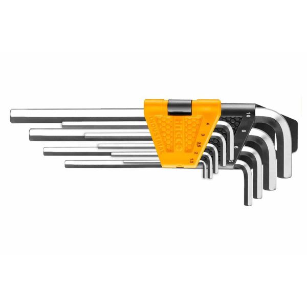 Bộ lục giác bi 9 chi tiết Ingco