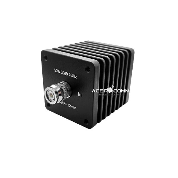 TNC 50Watt 4GHz, 30dB, SQ 64mm English