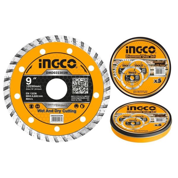Hộp đĩa cắt gạch đa năng 5 lưỡi INGCO DMD032302M