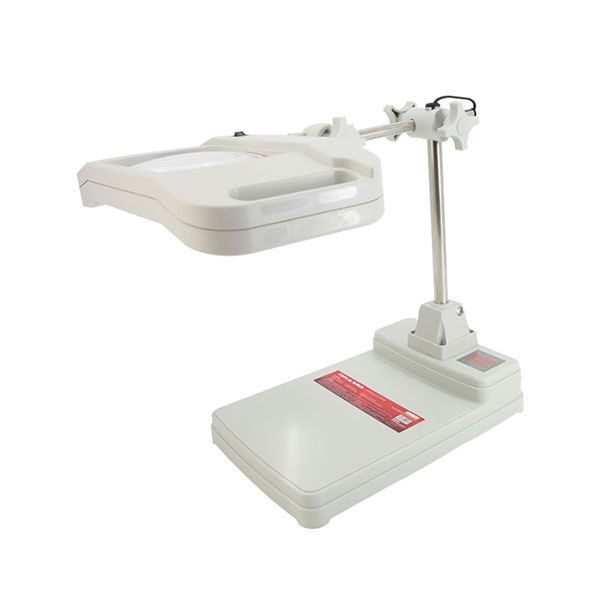 Kính lúp đèn LED vuông 5D để bàn nâng