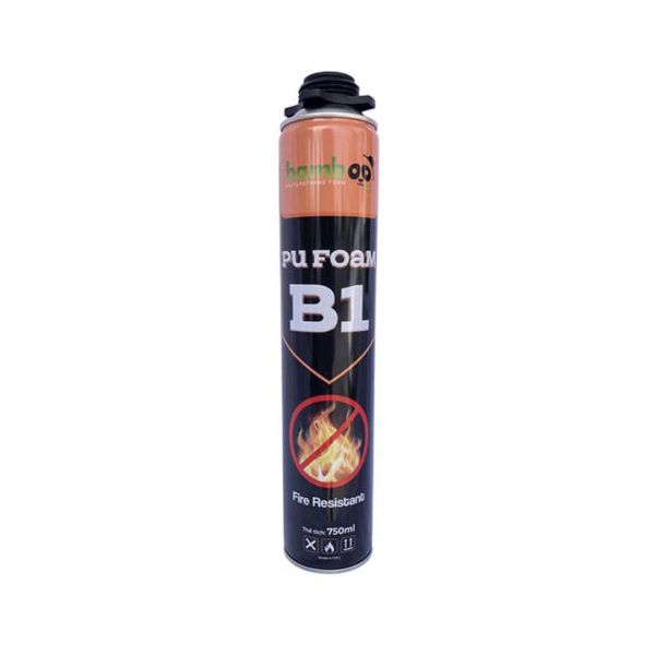 Keo bọt nở chống cháy Bamboo PU Foam B1