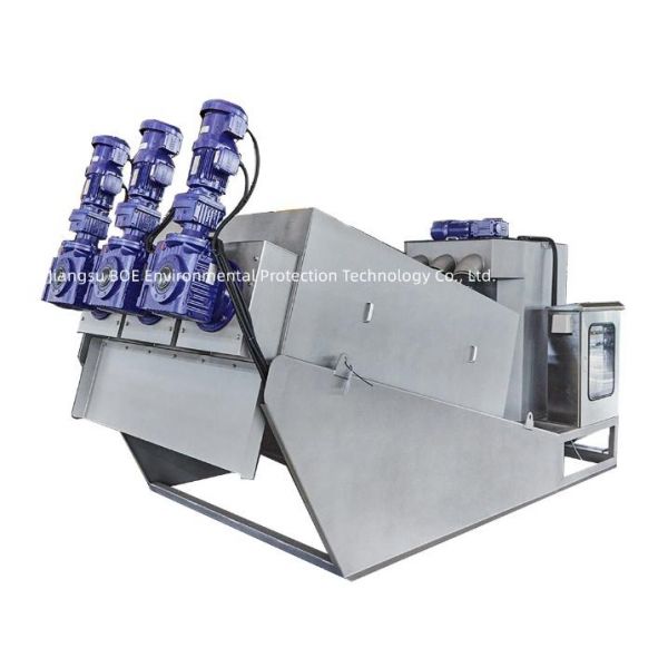 Máy lọc trục vít đa đĩa cơ khí tự động