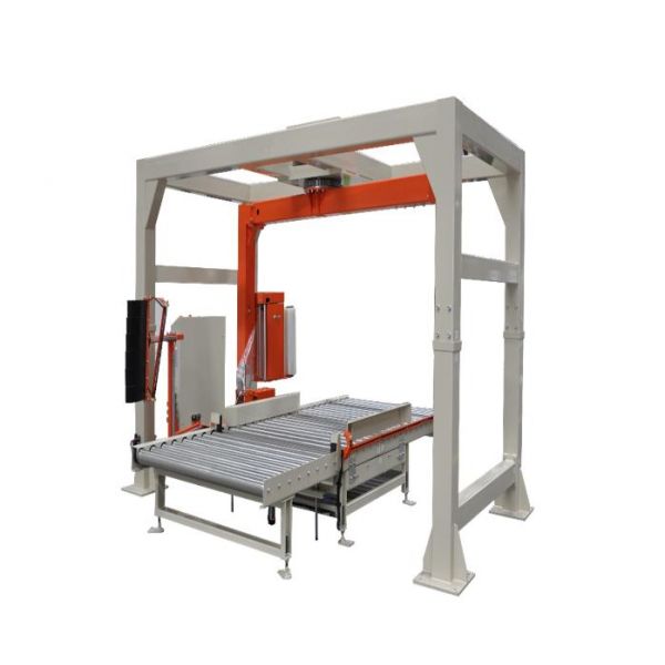 Máy quấn màng căng Pallet hoàn toàn tự động trên dây chuyền