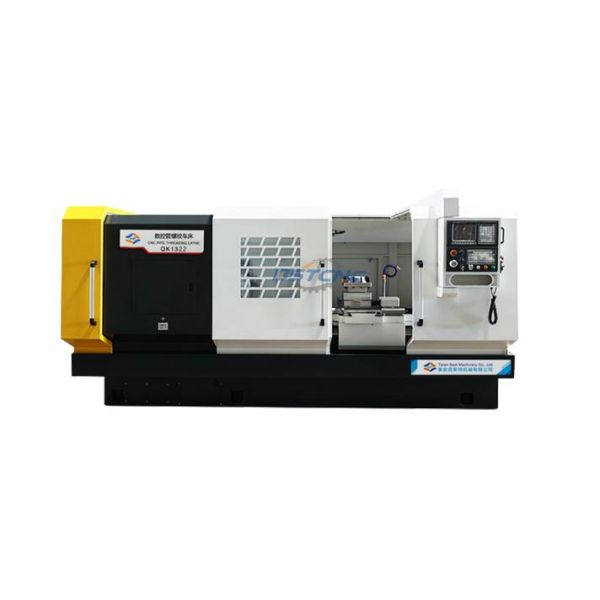 Máy tiện CNC tiện ren ống khoan lớn Qk1322