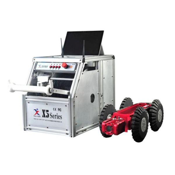 Robot bánh xích kiểm tra đường ống thoát nước