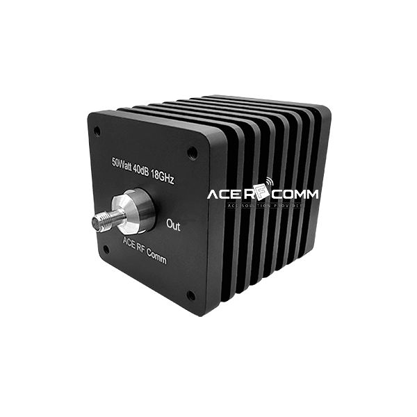SMA(m,f) 50Watt 18GHz, 40dB, SQ 64mm
