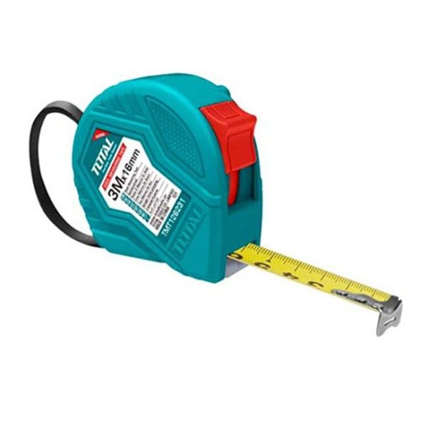 Thước kéo thép nền vàng 3 mét TOTAL TMT126331 (CN23)