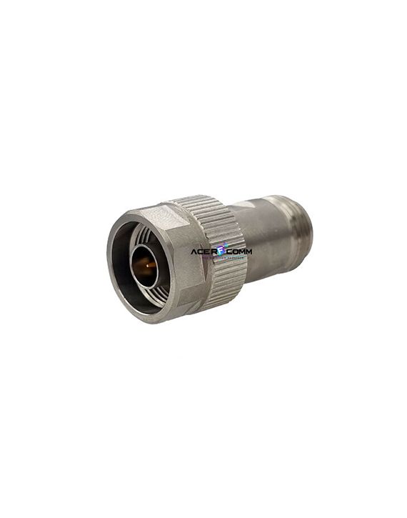 Adaptor, N Male to N Female 18GHz, Stainless Steel