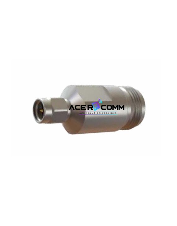 Adaptor, 2.92mm Male to N Female 18GHz, Stainless Steel