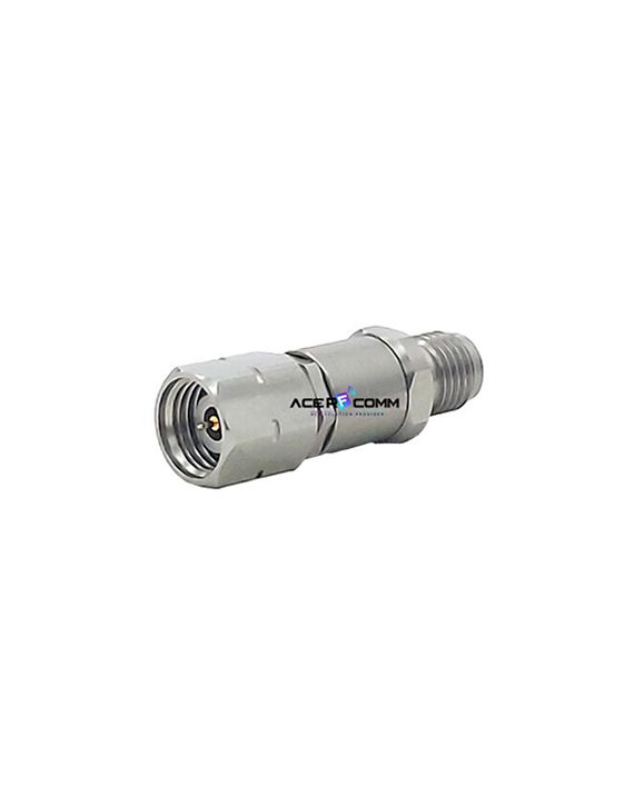 Adaptor, 2.4mm Male to 3.5 Female 34GHz, Stainless Steel