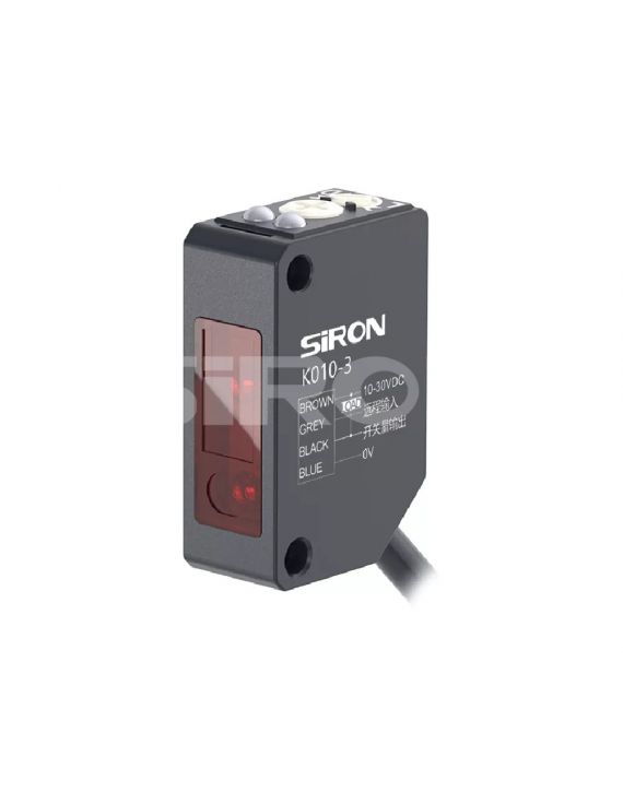SiRON K010-3 Series Universal Laser Sensor Diffuse Reflection IP67