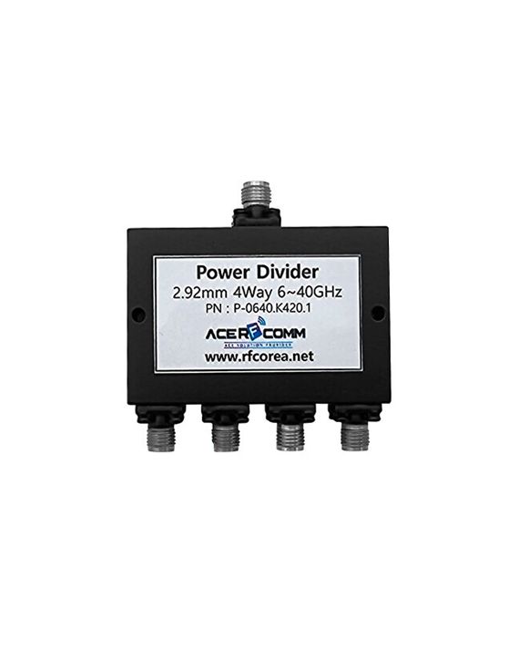 Power Divider, 2.92mm 4Way 20Watt 6~40GHz