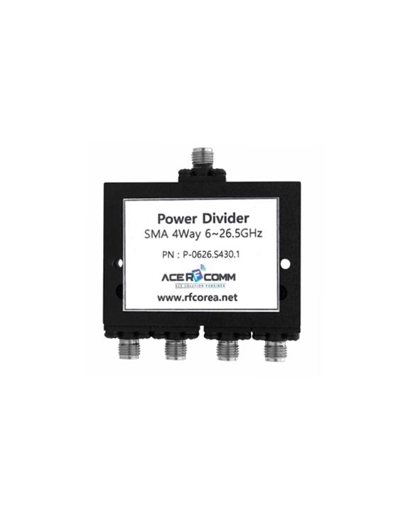Power Divider, SMA 4Way 30Watt 6~26.5GHz