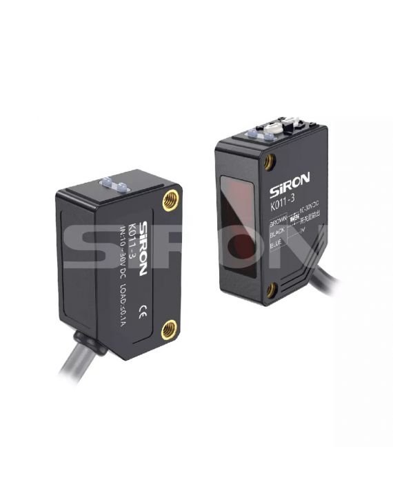 SiRON K011-3～K011-5 Series Laser Sensor IP65 High Speed Response