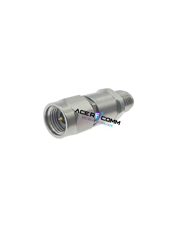 Adaptor, 2.92mm Female to SMA Male 18GHz, Stainless Steel