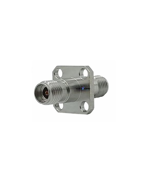 Adaptor, 2.92mm Female to 2.92mm Female 4Hole, Waterproof type