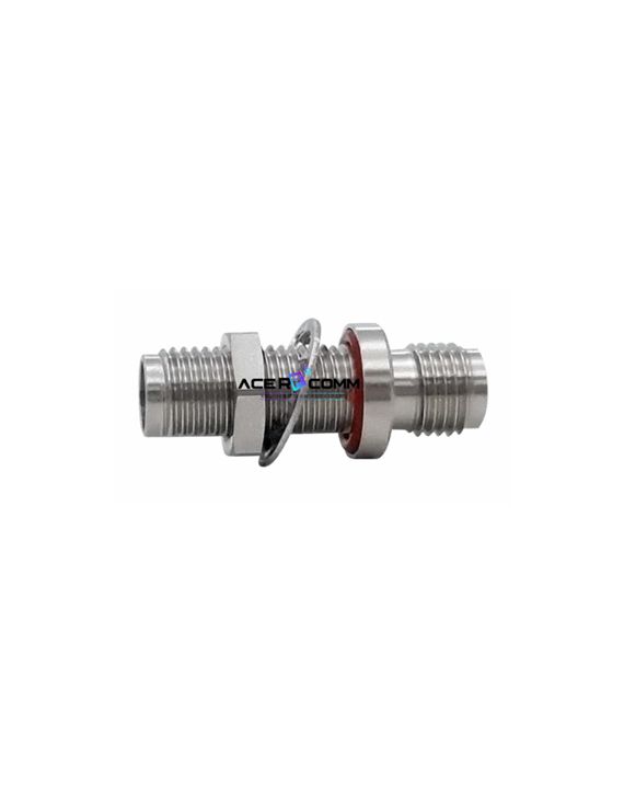 Adaptor, 2.92mm Female to 2.92mm Female Bulkhead