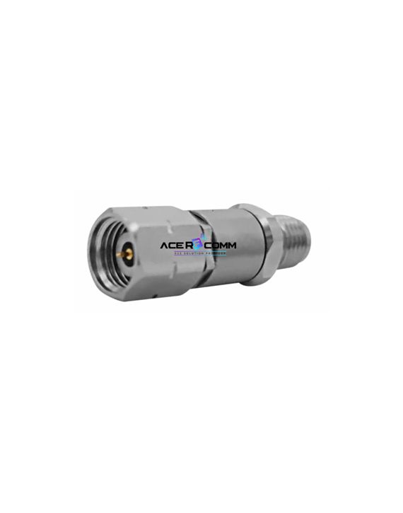 Adaptor, 2.4mm Male to SMA Female 18GHz