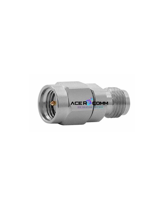 Adaptor, SMA Male to SMA Female 27GHz, Stainless Steel