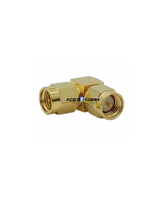 Adaptor, SMA Male to SMA Male Right Angle