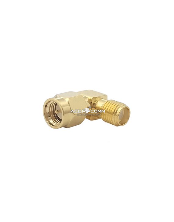 Adaptor, SMA Male to SMA Female Right Angle