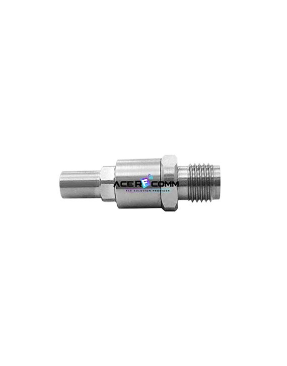 Adaptor, SMP Male to SMA Female 18GHz