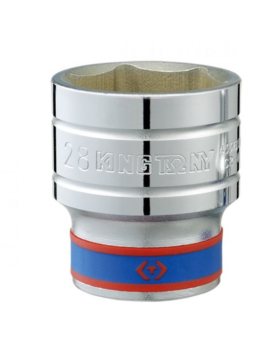 Đầu tuýp ngắn 1-2″ lục giác 8mm Kingtony 433508M