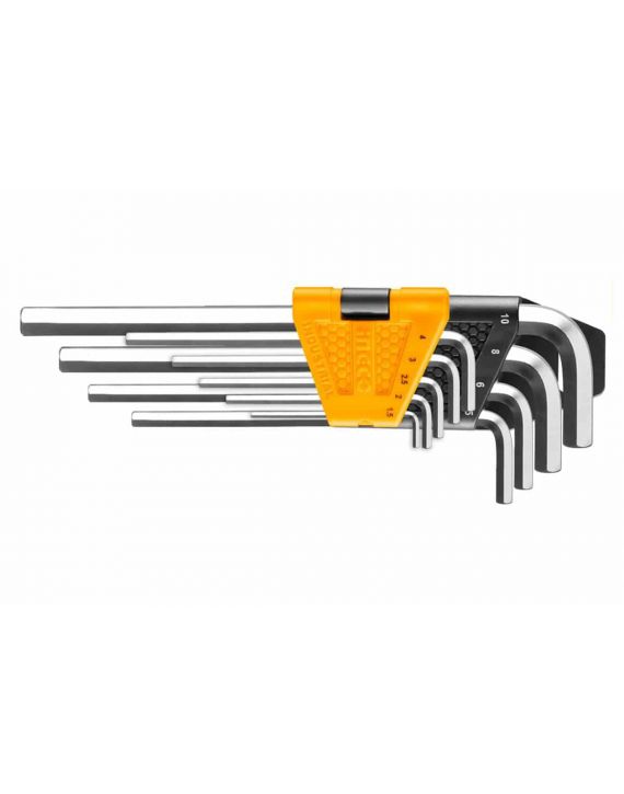 Bộ lục giác bi 9 chi tiết Ingco