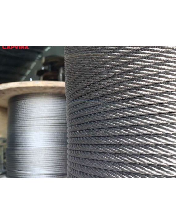 Cáp thép mạ kẽm nhúng nóng