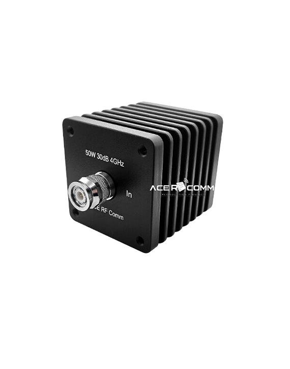 TNC 50Watt 4GHz, 30dB, SQ 64mm English