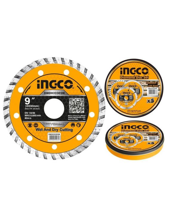 Hộp đĩa cắt gạch đa năng 5 lưỡi INGCO DMD032302M