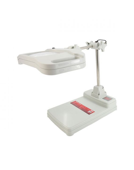 Kính lúp đèn LED vuông 5D để bàn nâng