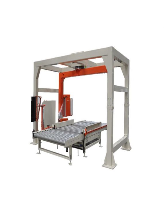 Máy quấn màng căng Pallet hoàn toàn tự động trên dây chuyền