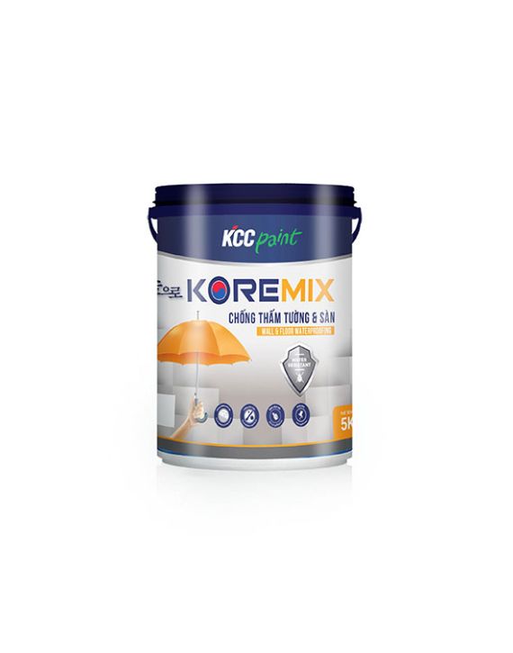 Sơn Chống Thấm Pha Xi Măng KCC Koremix