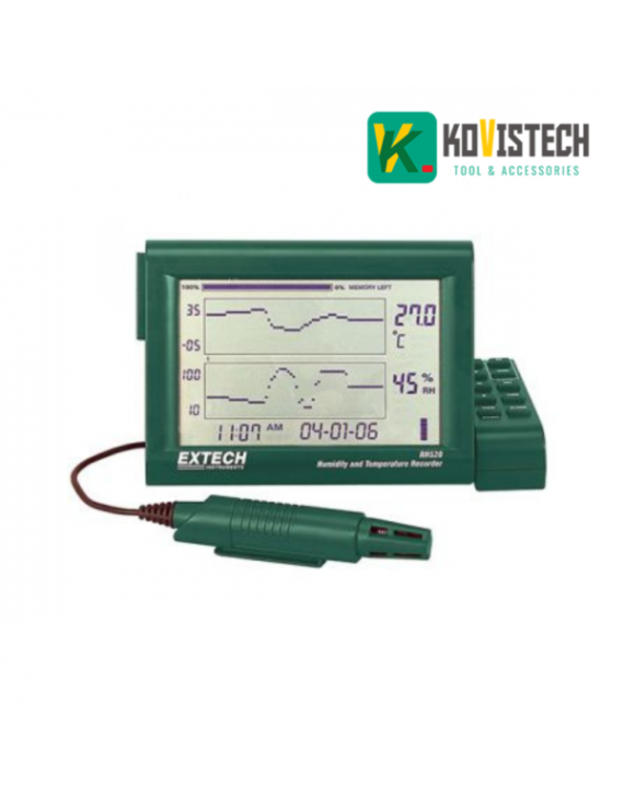 Thiết Bị Ghi Biểu Đồ Độ Ẩm, Nhiệt Độ Extech -RH520A