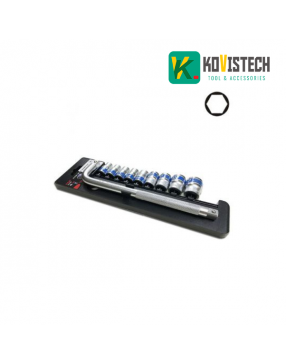 1/2 Bộ tuýp 10 món cần cong L TOP TBS-12250