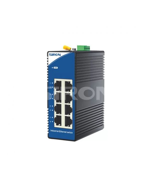 SiRON T380-13-C 8-Port Unmanaged 100Mbps Industrial Switch