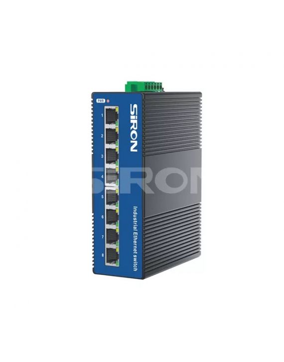 SiRON T380-13 8-port Unmanaged Gigabit Industrial Switch