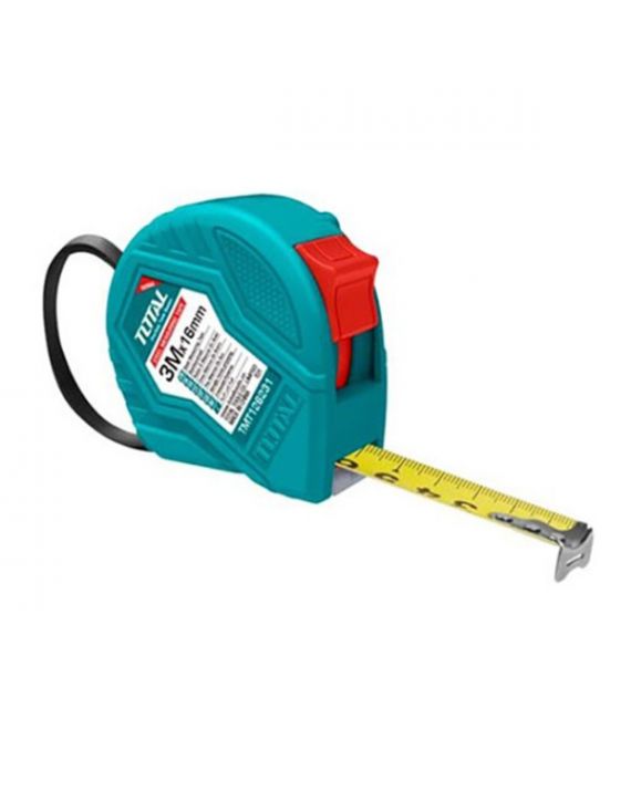 Thước kéo thép nền vàng 3 mét TOTAL TMT126331 (CN23)